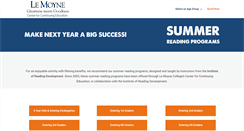 Desktop Screenshot of lemoyne.readingprograms.org