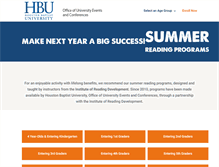Tablet Screenshot of hbu.readingprograms.org
