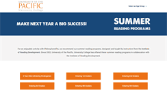 Desktop Screenshot of pacific.readingprograms.org